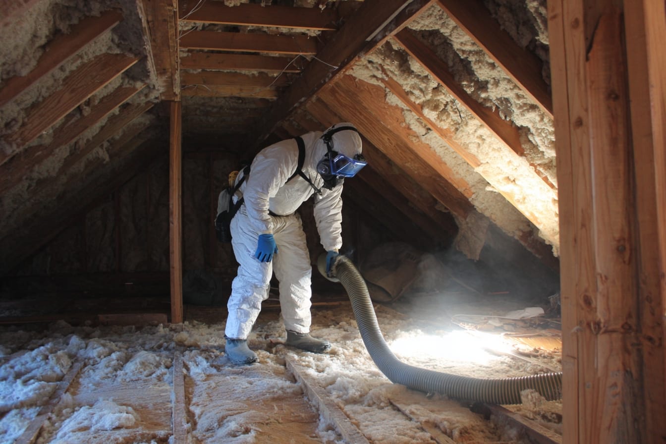 attic insulation removal